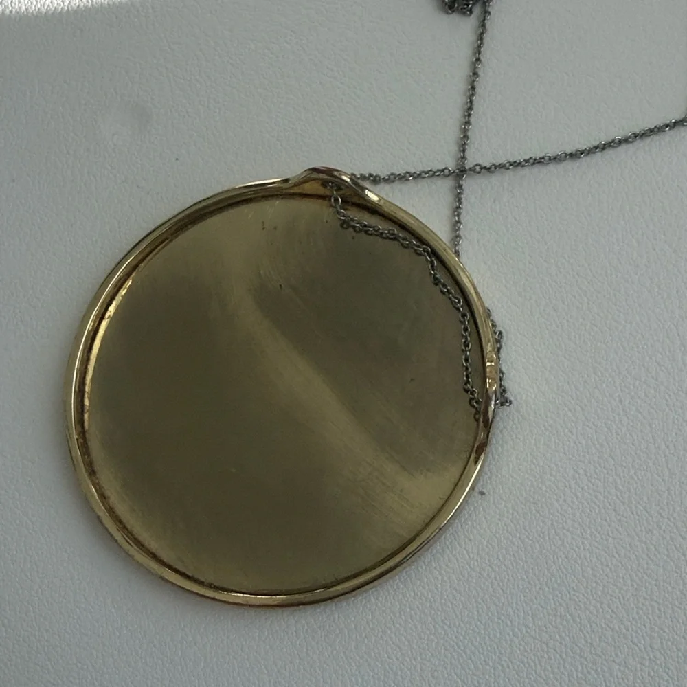 House of Harlow Gold and Abalone Pendant Necklace - Picture 2 of 2